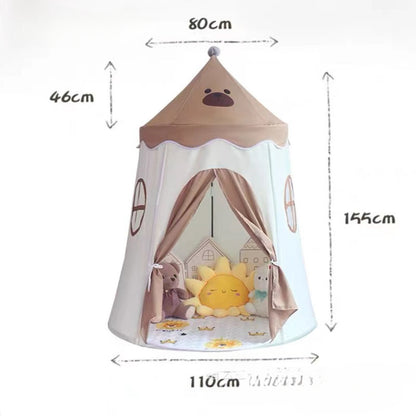 Baby's Birthday Indoor Playhouse Castle Tent