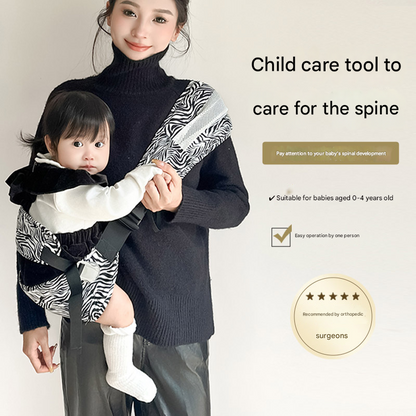 Fashionable new baby waist stool baby artifact newborn children and children go out with a lightweight strap to protect the waist is safer